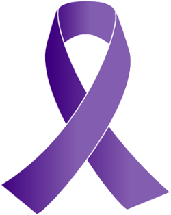 Purple Ribbon for Domestic Violence Awareness Month